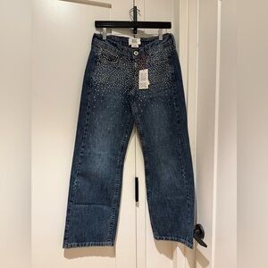 Embellished Blue Jeans